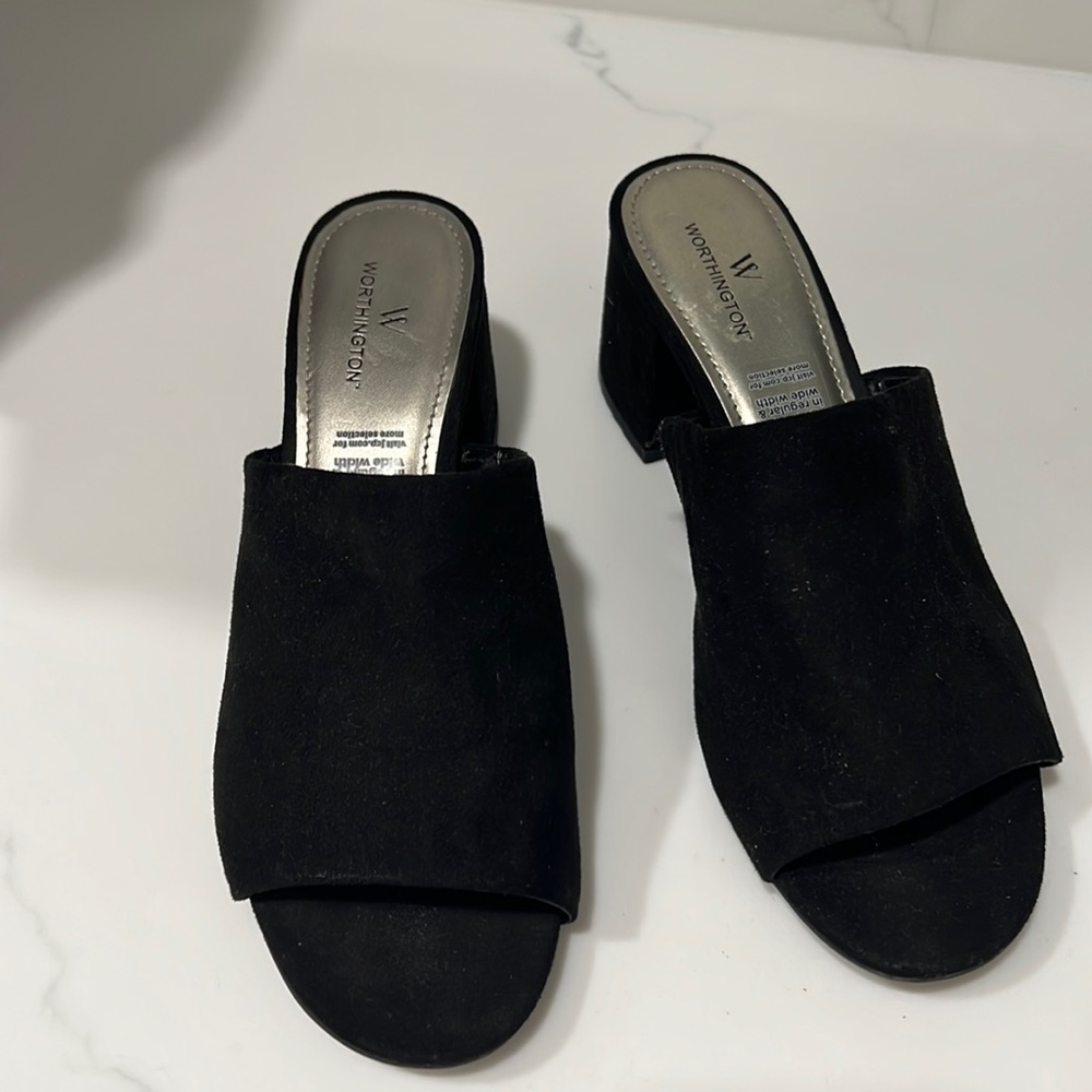 Women’s block slide heels